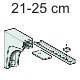 stěnová kozolka 21 - 25 cm